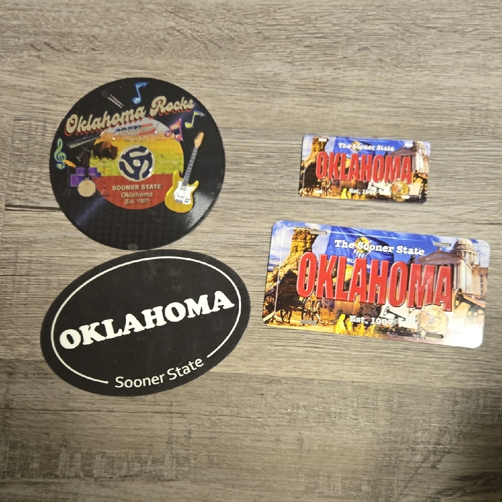 Oklahoma Souvenir Sticker Set